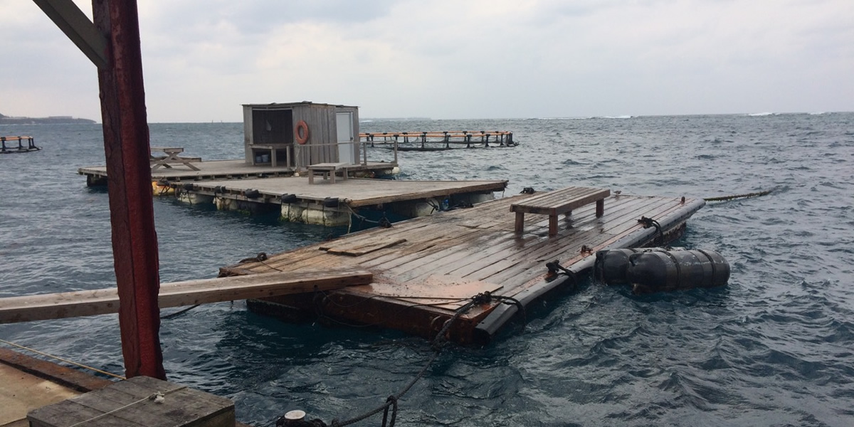 모토부 뗏목 낚시 전세 코스